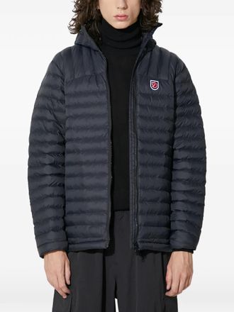 Fjällräven Expedition Lätt jack met capuchon en logopatch - Zwart