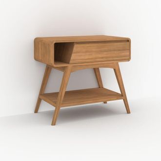 Rendez-Vous D&eacute;co Rendez-vous D&eacute;co - Mueble De Ba&ntilde;o De Madera De Teca De 90 Cm - Kafa