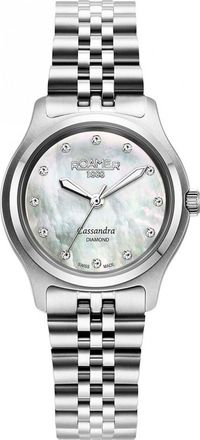 Roamer Womens 626847-41-89-20 Ladies Cassandra Diamond Watch - Silver - One Size