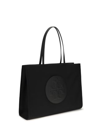 Tory Burch Womens Ella Tote Bag Black Nylon Handbags Hand