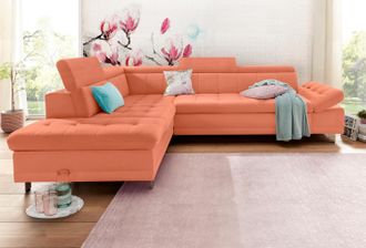 Sit&more Ecksofa »Limit L-Form« wahlweise mit Bettfunktion und Bettkasten