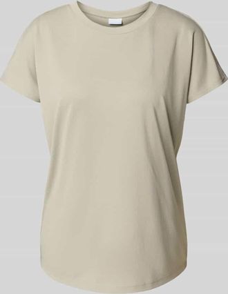 Jake*s Regular Fit T-Shirt mit Rundhalsausschnitt in Kitt, Größe M