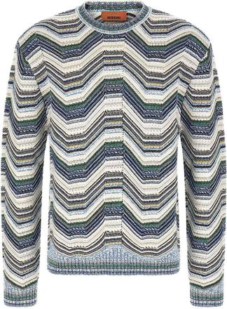 Missoni Geometric zig zag sweater