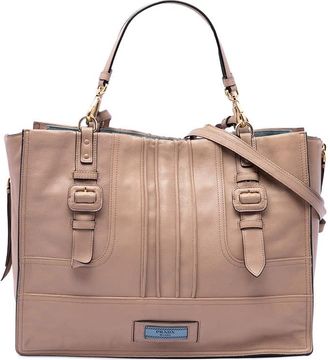 Prada Pre-owned Prada Calfskin Etiquette Satchel Ladies 1AT7UGCE504Z8HI9