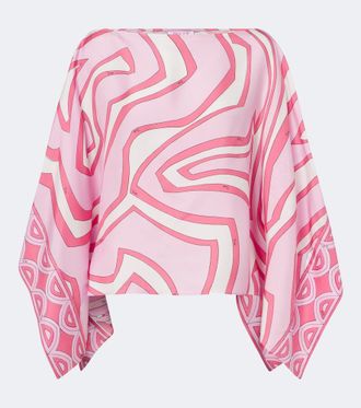 Pucci Labirinto silk twill blouse
