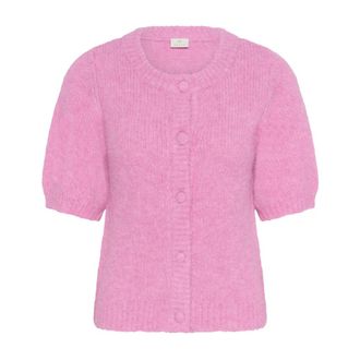 Kaffe Cardigan - Dames - Vesten - Roze - M - Truien & Vesten