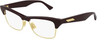 Bottega Veneta Ladies Black Square Eyeglass Frames BV1100O 003