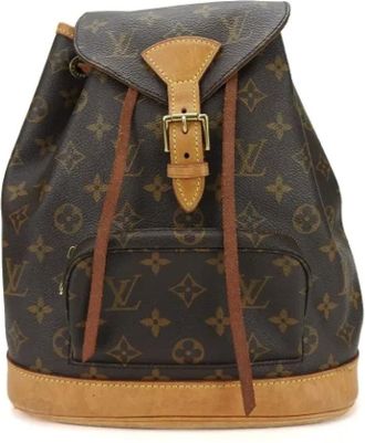 Louis Vuitton Pre-owned Bucket Bags, female, Brown, Size: ONE SIZE Pre-owned Canvas louis-vuitton-bags