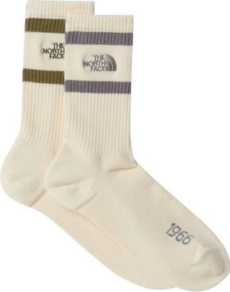 The North Face Everyday Crew Heritage Stripe Sock 2-Pack Multifunktionssocken f&uuml;r Herren | beige