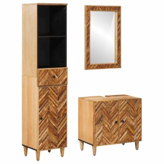 vidaXL Juego De Muebles De Ba&ntilde;o 3 Uds. 62 X 33 X 58 Cm Vidaxl