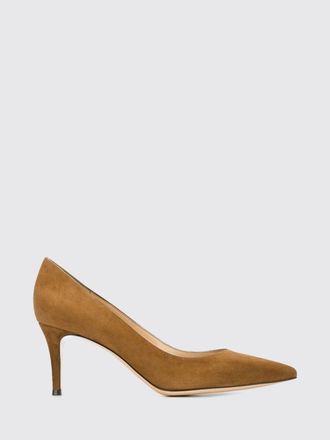 Gianvito Rossi D&eacute;collet&eacute; Gianvito in pelle scamosciata con tacco a spillo