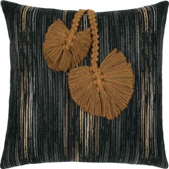 Elaine Smith Ingenuity Harvest Hand Knotted Macrame Indoor & Outdoor Woven Accent Pillow at Nordstrom, Size 20X20