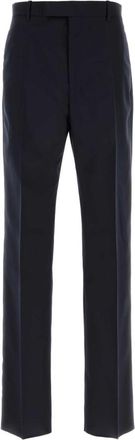Jil Sander Navy Blue Straight Pants