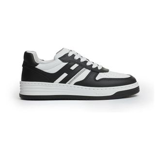 Hogan Zwarte Sneakers - Dames - Sneakers - Zwart - 36 1/2 EU - Leer - Schoenen