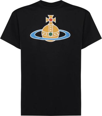 Vivienne Westwood Oversized T-shirt - Heren - T-shirts - Zwart - M - Katoen - Tops