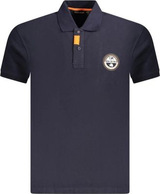 Napapijri Polo met korte mouwen - Heren - Polos - Blauw - S - Katoen - Tops