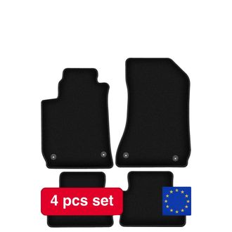OEM Alfombra De Fibra Sint&eacute;tica, Dise&ntilde;o Envolvente De Lujo, Color Negro