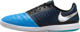 Nike Nike Lunargato II Indoor/Court Low-Top Soccer Shoes (Metallic Silver/Neptune Blue/Black), Metallic Silver/Neptune Blue/Black, 6.5