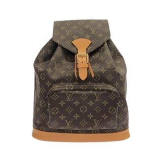 Louis Vuitton Pre-owned Montsouris GM Zaino - - Pre-owned - Donna - Marrone - ONE SIZE