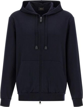 Brioni Heren, Sweatshirts & Hoodies, Blauw, Maat: 2XL Katoen