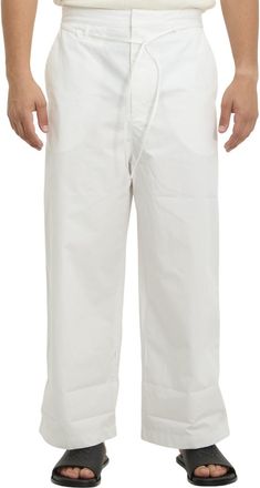 Jacquemus White Relaxed Trousers