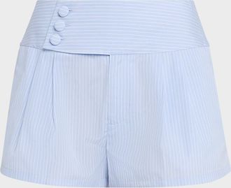 Frame Denim The Striped Harbor Shorts