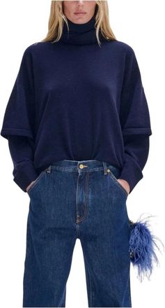Darkpark Darkpark, Truien & Vesten, Dames, Blauw, S, Turtleneck Trui