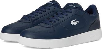 Lacoste Court Ace Sneakers Mens Shoes Navy/White : 10.5 D - Medium, Leather
