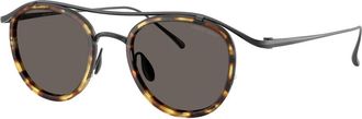 Giorgio Armani Ar 6179T Zonnebrillen - unisex - Zonnebrillen - Bruin - 46 MM - Accessoires