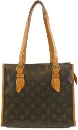 Louis Vuitton Pre-owned Handbags, female, Brown, Size: ONE SIZE Pre-owned Popincourt Haut Monogram Shoulder Bag