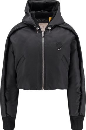 Moncler Malek 6 Moncler Willow Smith Jacket With Logo Patch And Iconic Metal Detail-Donna