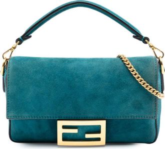 Fendi Pre-owned Fendi Mini Suede Baguette Satchel Ladies 8BS017 A7SD 199 8241