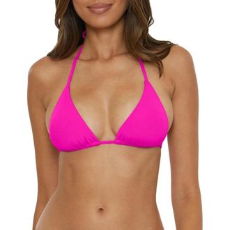 BECCA by Rebecca Virtue Becca By Rebecca Virtue Color Code Triangle Bikini Top Womens Azalea DDR2648