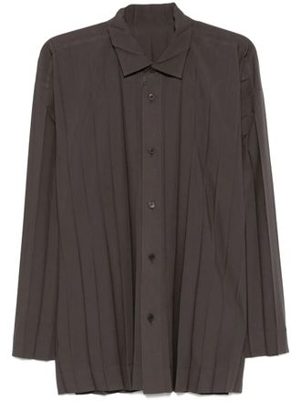 Homme Plissé Issey Miyake Edge shirt - Brown