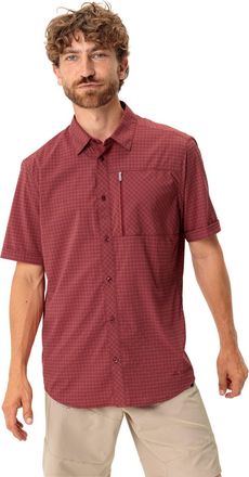 Vaude Funktionshemd VAUDE MENS SEILAND SHIRT IV, Herren, Gr. XXL, N-Gr, carmine, Obermaterial: 90% Polyamid, 7% Elasthan, 3% Polyester, Hemden Funktionshemd