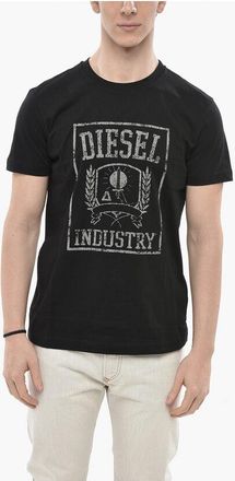 Diesel Cotton Jersey T-Shirt T-DIEGOR 11-G Printed size Xxl