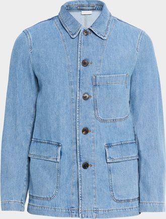 Dries Van Noten Men & apos;s Braxton Denim Overshirt