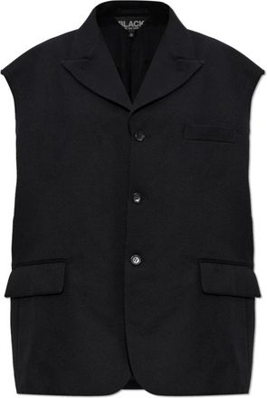 Comme Des Gar&ccedil;ons Wollen Gilet - unisex - Bodywarmers - Zwart - S - Wol - Jassen