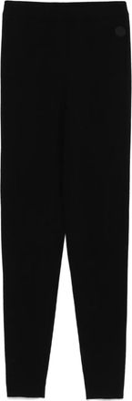 Yves Salomon tapered trousers - Black