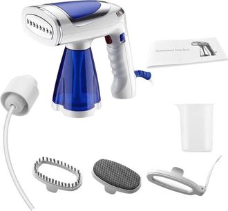 OEM Plancha De Vapor Port&aacute;til Para Ropa De Viaje, 1600 W, 3 Velocidades Ajustables, Plegable, Con Dep&oacute;sito Independiente De 250 Ml Y Accesorios De Limpiez