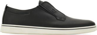 Ferragamo Black Logo Sneakers
