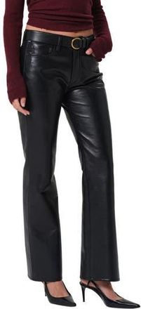 Citizens Of Humanity Genova Coated Low Rise Bootcut Jeans in Black at Nordstrom Rack, Size 31