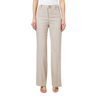 HUGO BOSS Dames/Dames Getailleerde Broek (Beige)