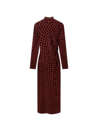 Stella McCartney Stella McCartney Polka Dot Langes Kleid