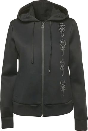 Fendi Felpa con stampa grafica BOSS x Karl Lagerfeld - Nero