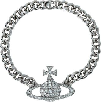 Vivienne Westwood Orb Motif Ketting - Dames - Kettingen - Grijs - ONE Size - Accessoires