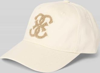 Guess Basecap mit Label-Stitching in Offwhite, Größe 1