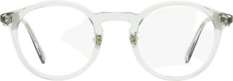 Moncler ML5175H Round Acetate Frame Eyeglasses - Gray