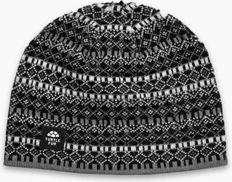 Turtle Fur Franz Merino Wool Beanie in Franz Black at Nordstrom