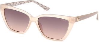 Guess GU7919 57F Womens Sunglasses Brown Size 58
